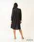 Polyester Button-Down Knee Top-Dress 70731